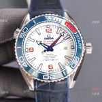 Swiss Omega Seamaster Planet Ocean 600m America's Cup 8900 Watch Gummy Strap